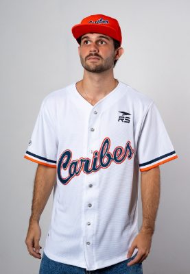 CAMISA OFICIAL HOME CABALLERO CARIBES - BLANCO