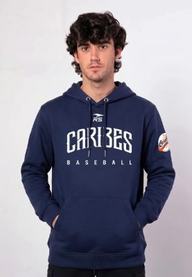HOODIE OFICIAL UNISEX CARIBES - AZUL MARINO